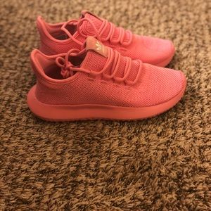 Pink adidas tubular